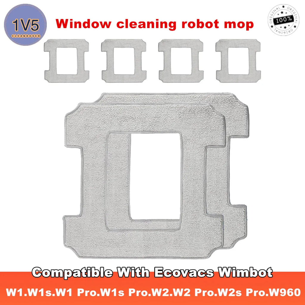 Cleaning Pads for Ecovacs Winbot W1/ W2s Pro/ W2 Omni /W960 