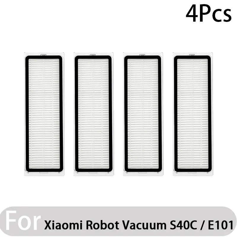 Compatible For (Xiaomi Robot Vacuum S40C / E101 Spare Parts Accessories Kits Main Side brush HEPA Filter