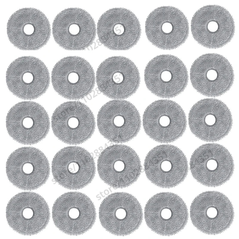 Mop Cloths For Roborock Qrevo Master/Qrevo Slim / V20 / P10S Pro Robot Vacuum Cleaner Parts Rag Mop Pads Accessories