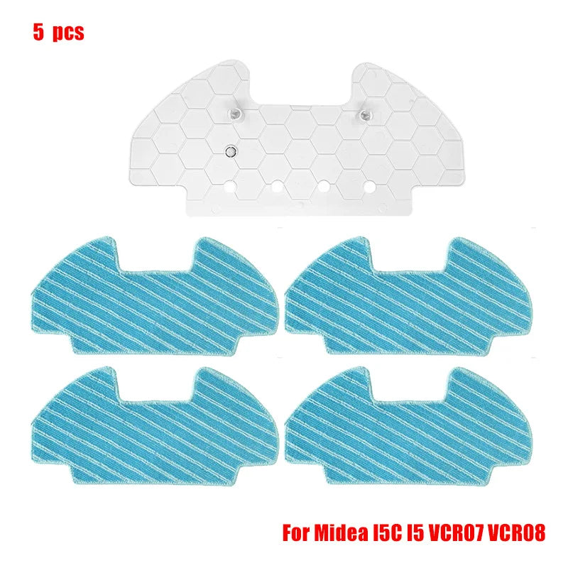 For Midea I5 I5C VCR07 VCR08 Robot Vacuum Cleaner Midea I5C Spare Parts Roller Brush Mop Bracket Dust Box Water Tank Accessories