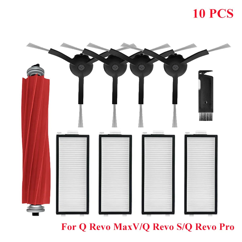 Accessories For Roborock Q Revo MaxV/Q Revo S/Q Revo Pro Vacuum Cleaner Part Main Brush Mop Cloth Dust Bag Mopping Cloth Pad