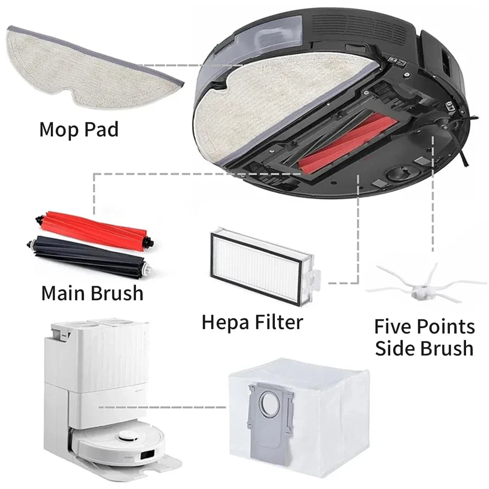 For Roborock Q8 Max Q8 Max+ Q5 Pro Q5 Pro+ Robot Vacuum Clea