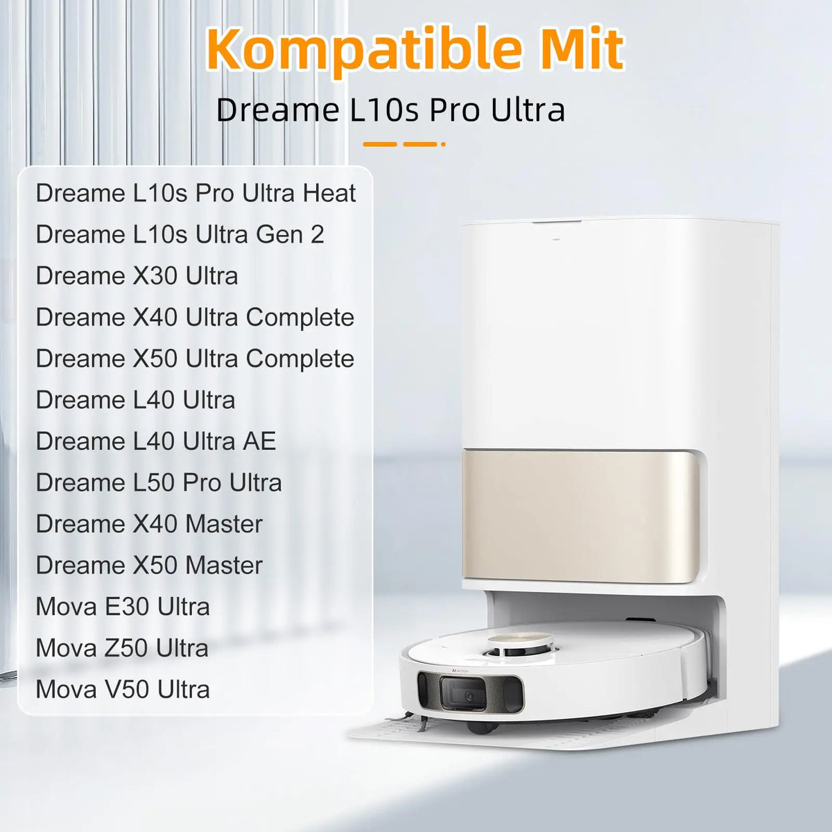 Compatible For Dreame X50 Ultra X30 Ultra X30 Pro X40 Ultra 