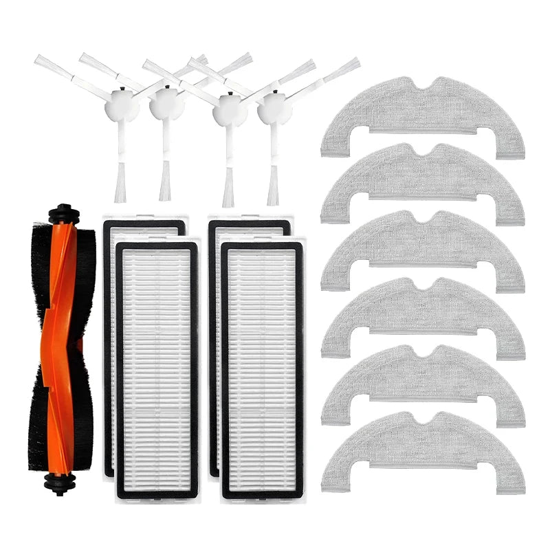 Accessories For Xiaomi Robot Vacuum X10 Robot Vacuum Cleaner Parts Replacement Main Side Brush Hepa Filter Mop Cloth Dust Bag