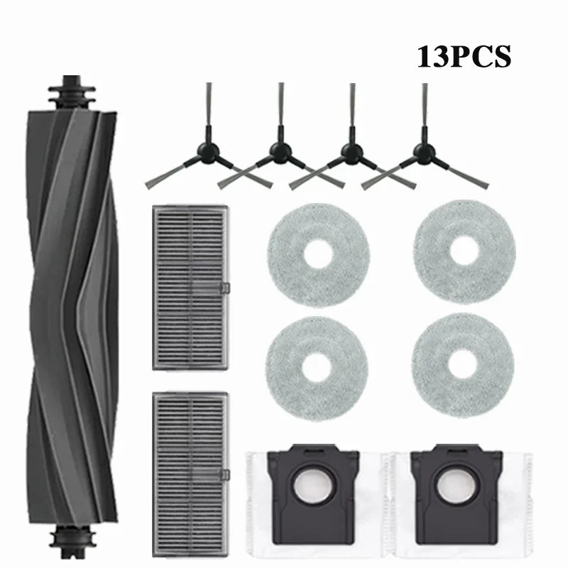 Dreame Mova E30 Ultra / Trouver E30 Ultra Robot Vacuums Cleaner Accesories Main Side Brush Hepa Filter Mop Cloths Dust Bag Spare