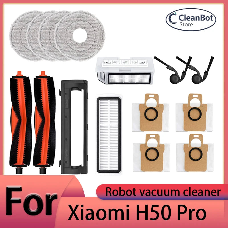 For Xiaomi H50 Pro Robot Vacuum Cleaner Accessories Main Bru