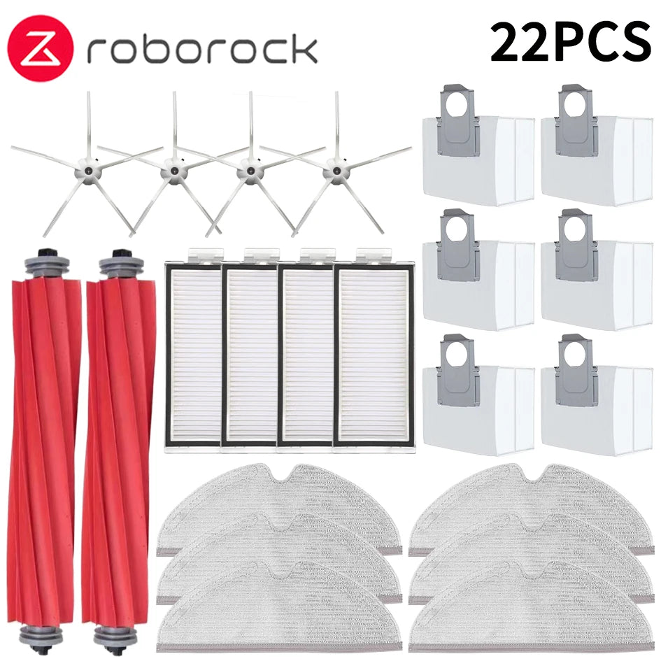 Roborock Q7 Max / Q7 Max+ / Q7 Plus / T8 HEPA Filter Robot Vacuum Cleaner Spare Parts Main Side Brush Mop Cloth Dust Bag
