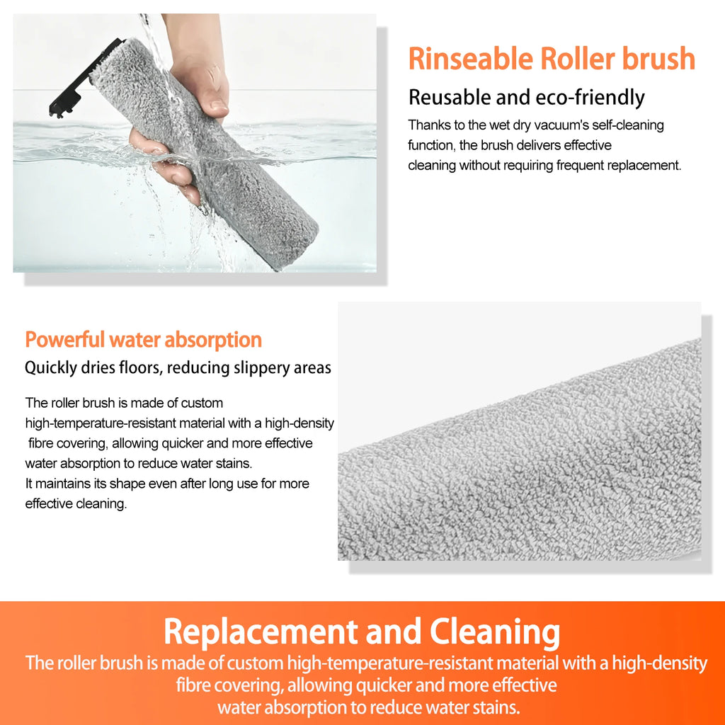 For Xiaomi Truclean W30 Pro/E303HW Wet Dry Vacuum Cleaner Ro