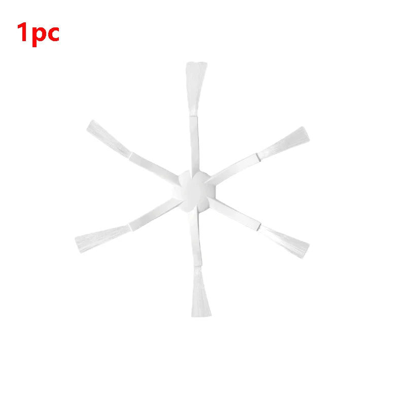 6-Arms Side Brush Replacement Accessories For Xiaomi Mijia 1C 2C 1T Dreame D9 F9 L10 Pro L10 Plus Z10 Pro Robotic Vacuum Cleaner