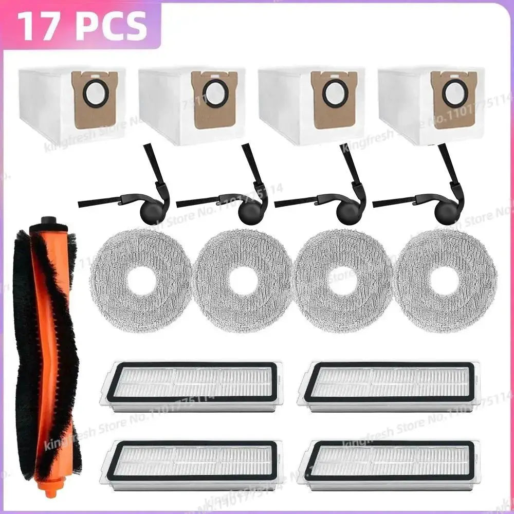 Fit For ( Xiaomi Mijia 5C /OV42CN Xiaomi Robot Vacuum H50 / H50 Pro ) Vacuum Parts Main Side Brush Filter Mop Cloth Dust Bag