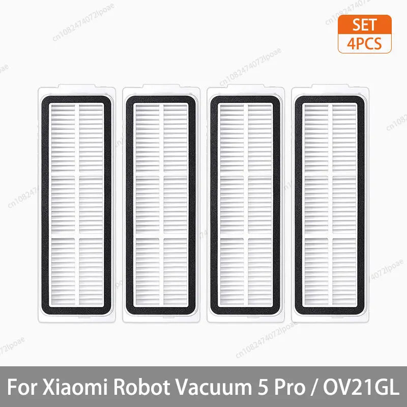 For Xiaomi Robot Vacuum 5 Pro / OV21GL Cleaner Accessories Main Brush Side Brush Hepa Filter Mop Cloth Dust Bag Parts Spare