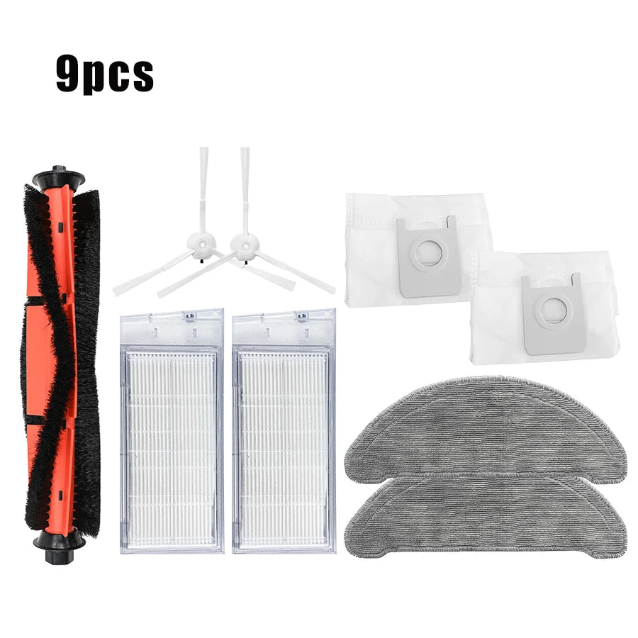 For Xiaomi Roidmi Eve Plus SDJ01RM Robot Vacuum Cleaner Main side brush HEPA Efficiency Filter Mop cloth Replacement accessorise