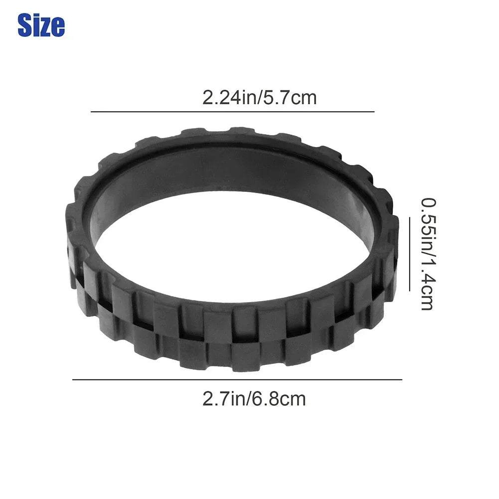 4PCS Robot Tire Rim Vacuum Robot Tires For Wheels Series 5/6