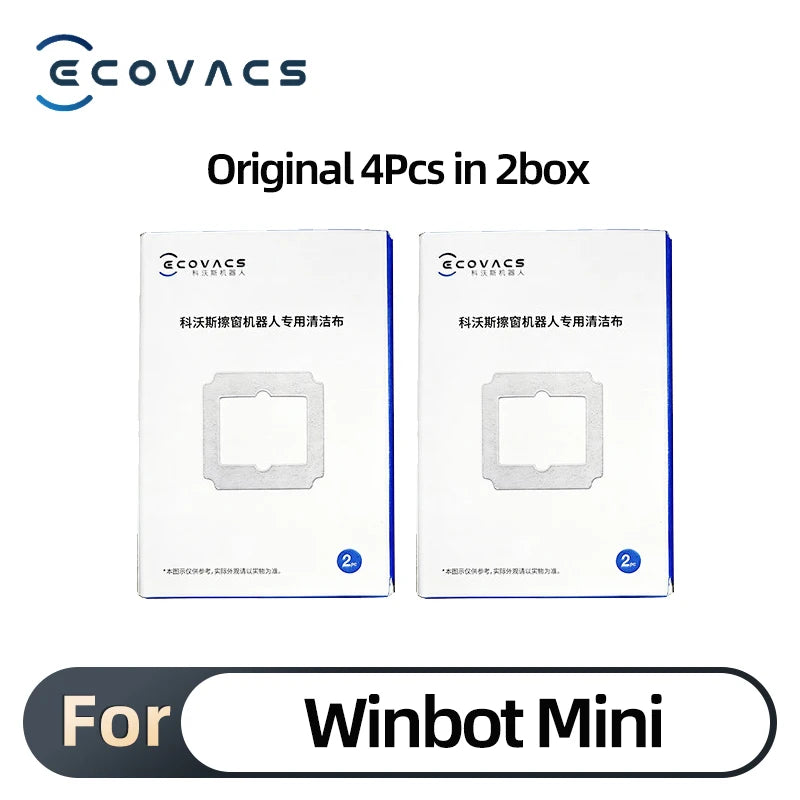 Cleaning Rag for ECOVACS Winbot Mini Window Vacuum Cleaner Robot Washable and Reusable Winbot Mini Mop Pad Accessories