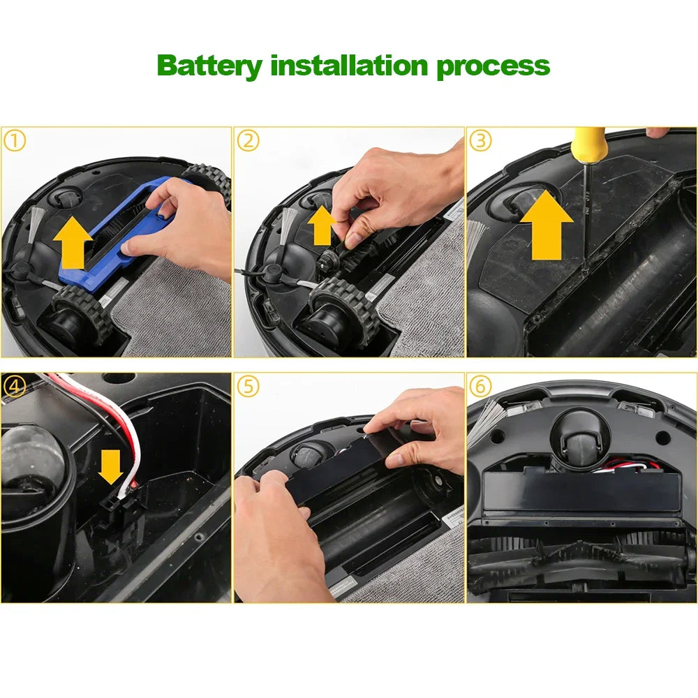 14.4V Rechargeable Battery For VIOMI V2 Pro VRVCLMB21B MVVC0