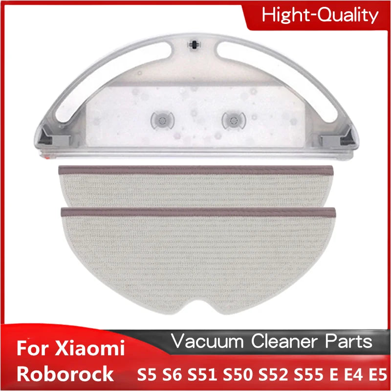 Mop Cloths Water Tank Compatible with For Xiaomi Roborock S6 Pure S5 S6 S51 S50 S52 S55 E25 E35 E4 E5 Vacuum Cleaner Parts