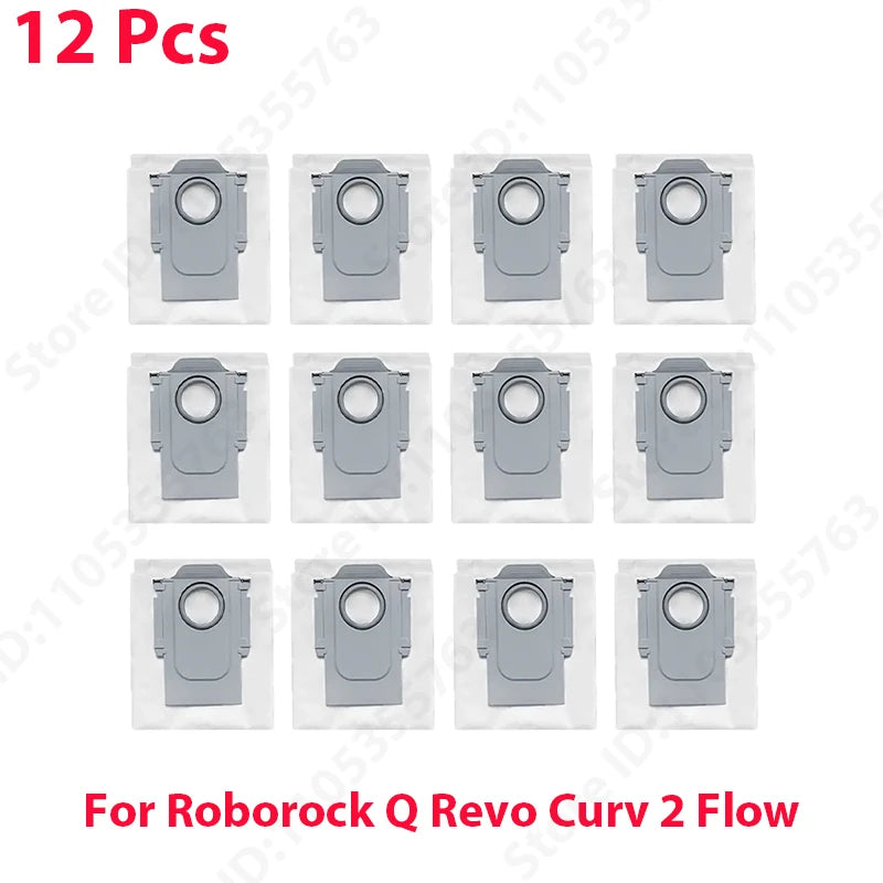 Original Roborock Q Revo Curv 2 Flow Filter Main / Side Brush Roller Mop Dust Bag Robot Vacuum Cleaner Parts