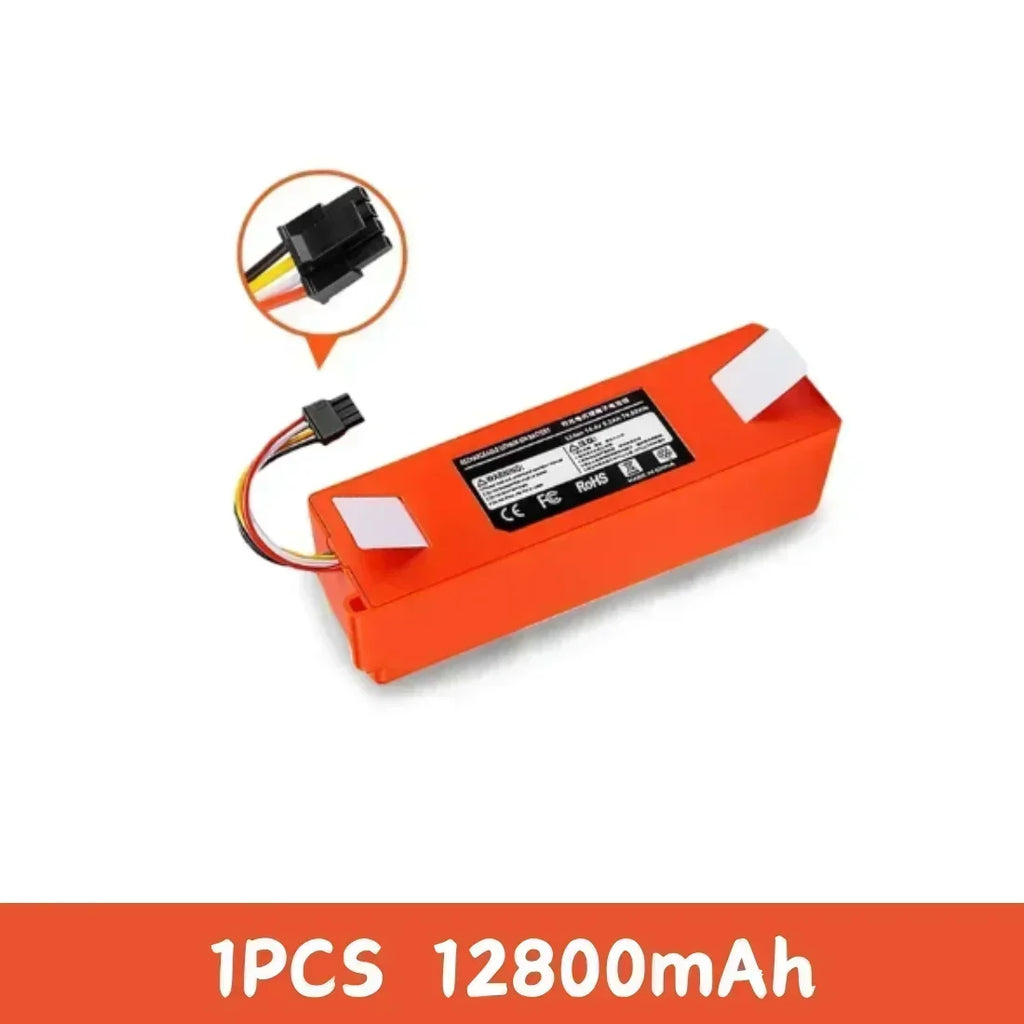 14.4V 12800mAh Robotic Vacuum Cleaner Original Replacement Battery For Xiaomi Roborock S55 S60 S65 S50 S51 S7 S5 MAX S6 Parts
