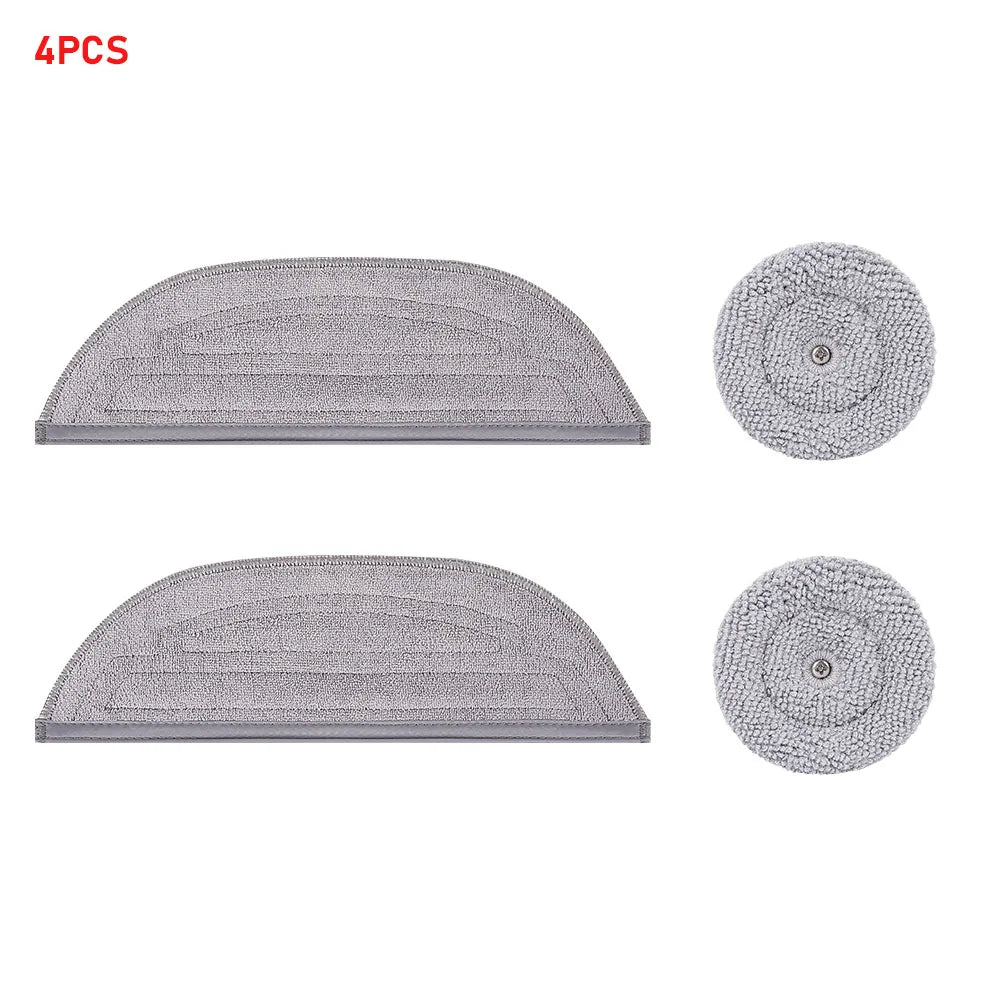 Mop Cloth For Roborock S8 MaxV Ultra S8 Max Ultra G20S Antibacterial Shock Mop Cloth Round Rag Robot Vacuum Cleaner Accessories