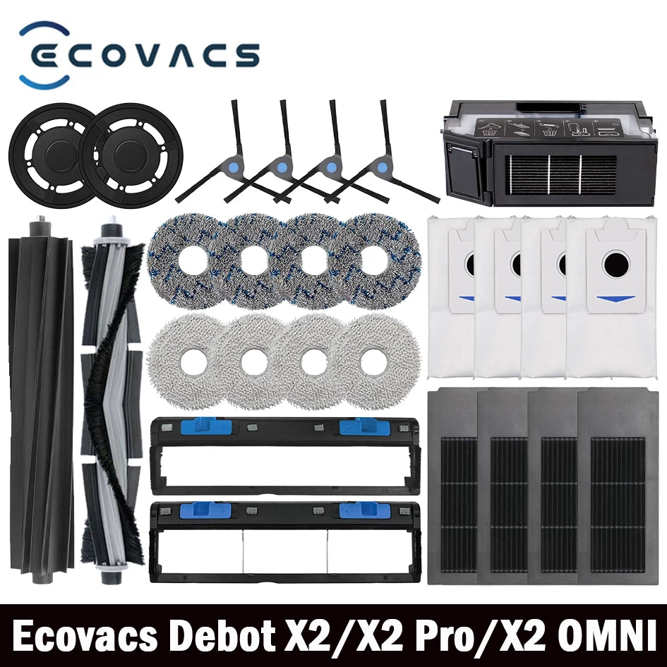 Ecovacs Deebot X2 Omni / X2 Pro / X2 Robot Vacuum Accessorie