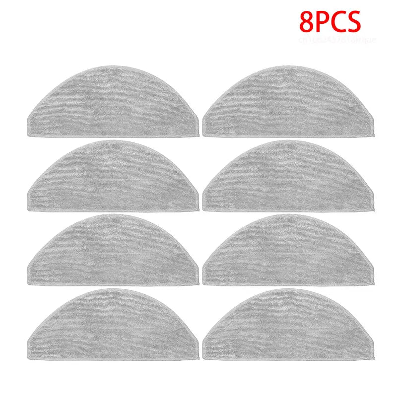 For Xiaomi Robot Vacuum S20 / D106 Accessories Main Side Brush Hepa Filter Mop Cloth Dust Bag Replacement Spare Parts
