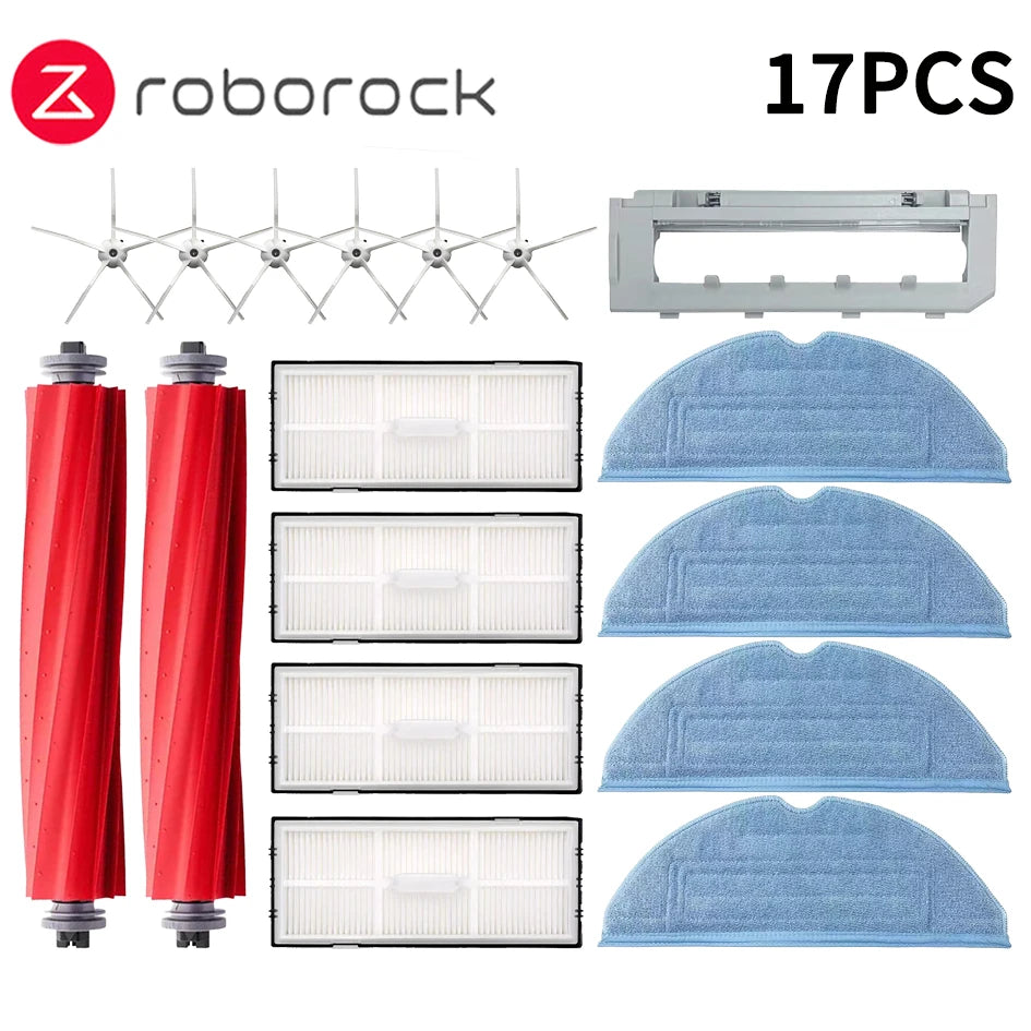 Roborock S7 S70 S7Max T7S Plus Robot Vacuum Cleaner Accessories Main Brush Cover HEPA Filter Mop Pad Spare Parts
