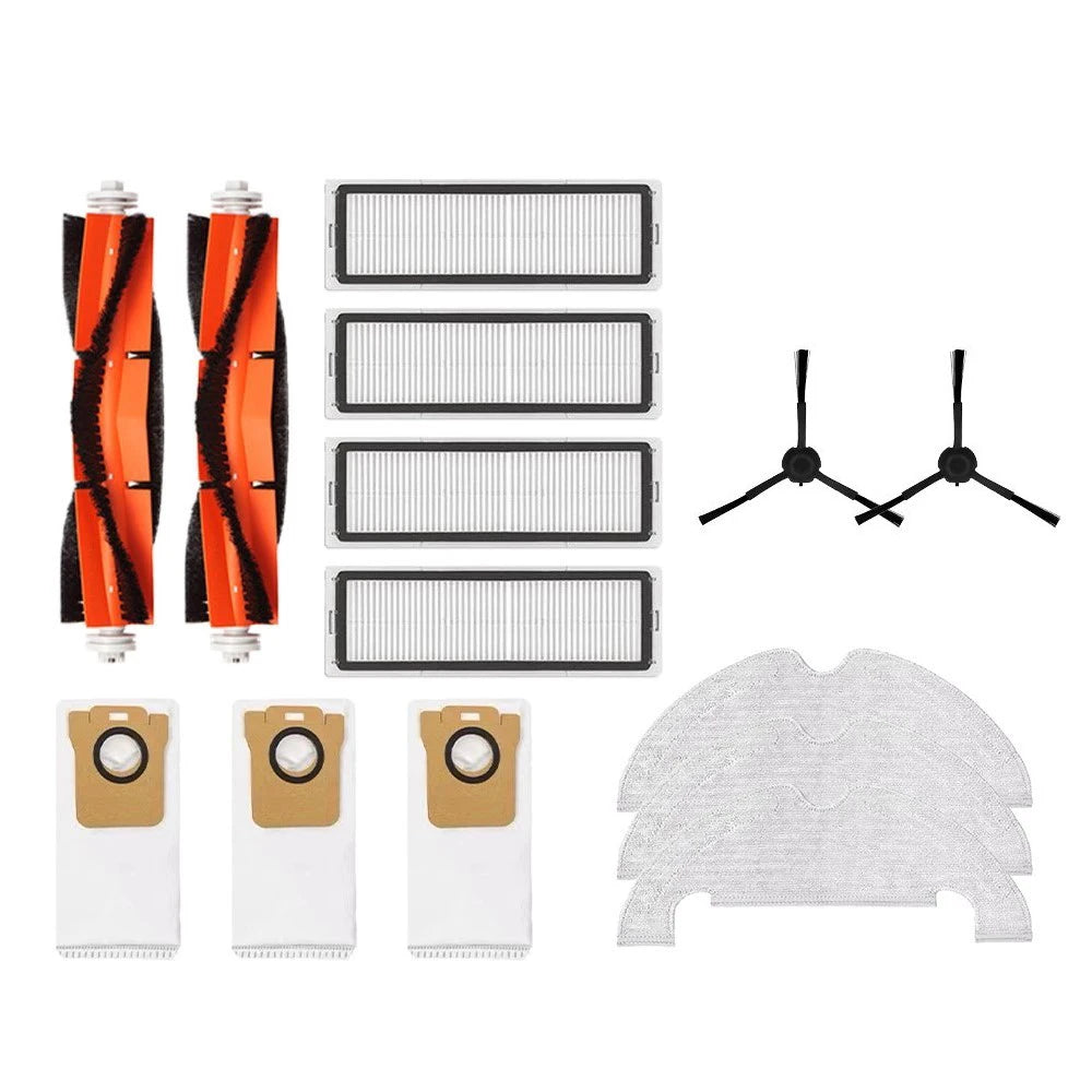 For Xiaomi Mi Robot Vacuum-Mop 2 Ultra Cleaner Parts Main Side Brush Hepa Filter Mop Rag Dust Bags STYTJ05ZHMHW Accessories