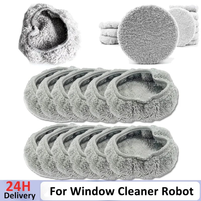 Microfiber Cleaning Rag For Window Cleaner Robot Reusable 14