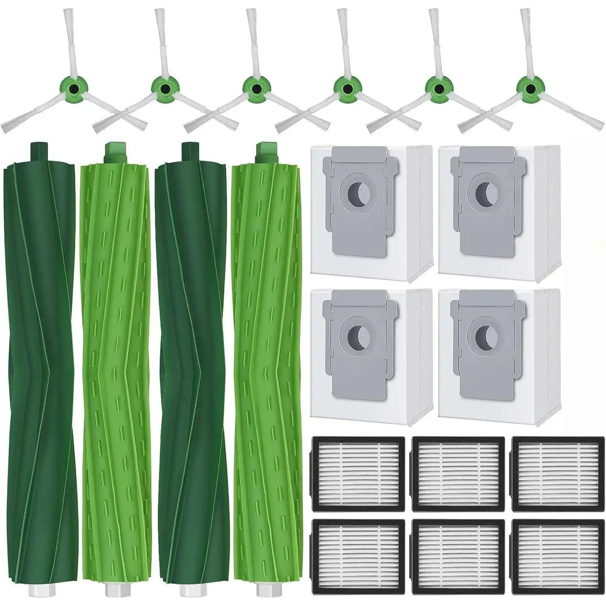 For IRobot Roomba I1 i1+ I3 i3+ I4 i4+ I6 i6+ I7 i7+ I8 i8+/Plus E5 E6 E7 I E &J Series Vacuum Cleaner Brushes Filters Bags