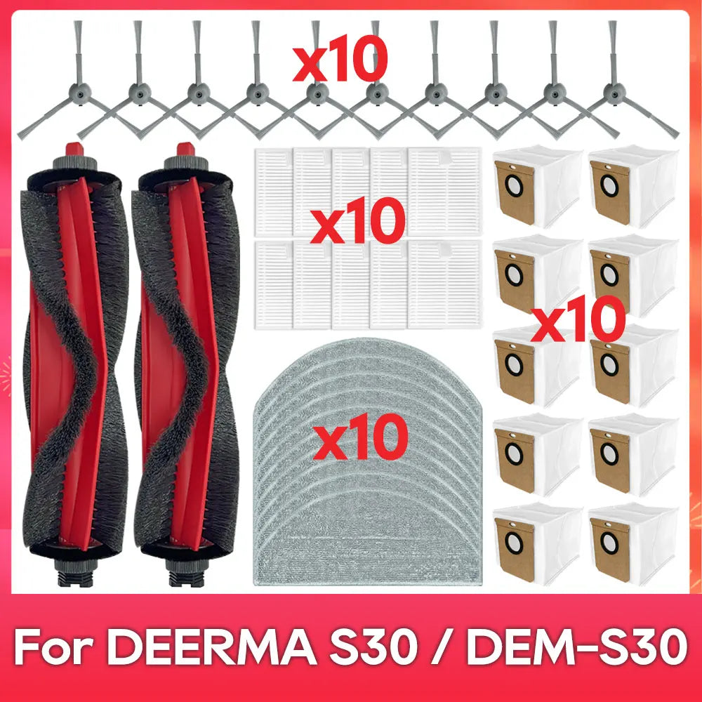 Fit For ( DEERMA S30 / DEM-S30 ) Filter Mop Dust Bag Parts A