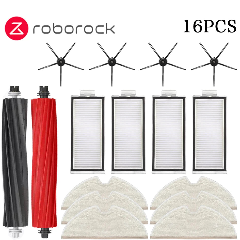 Roborock Q8 Max / Q8 Max+ / Q5 Pro / Q5 Pro+ Robot Vacuum Cleaner Accessories Main Brush Cover HEPA Filter Mop Pad Spare Parts