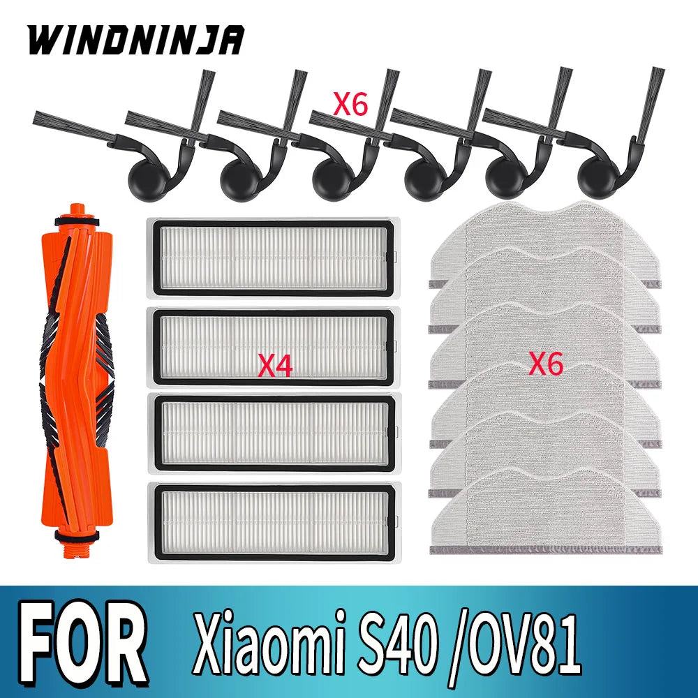 For Xiaomi S40 OV81 Robot Vacuum Cleaner Parts Main Brush Mo