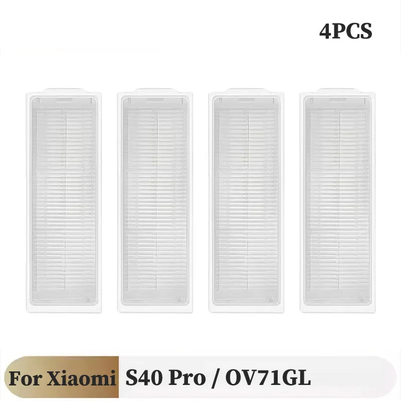 For Xiaomi S40 Pro / OV71GL Robot Vacuum Replacement Parts Main Side Brush HEPA Filter Mop Cloth Accessories