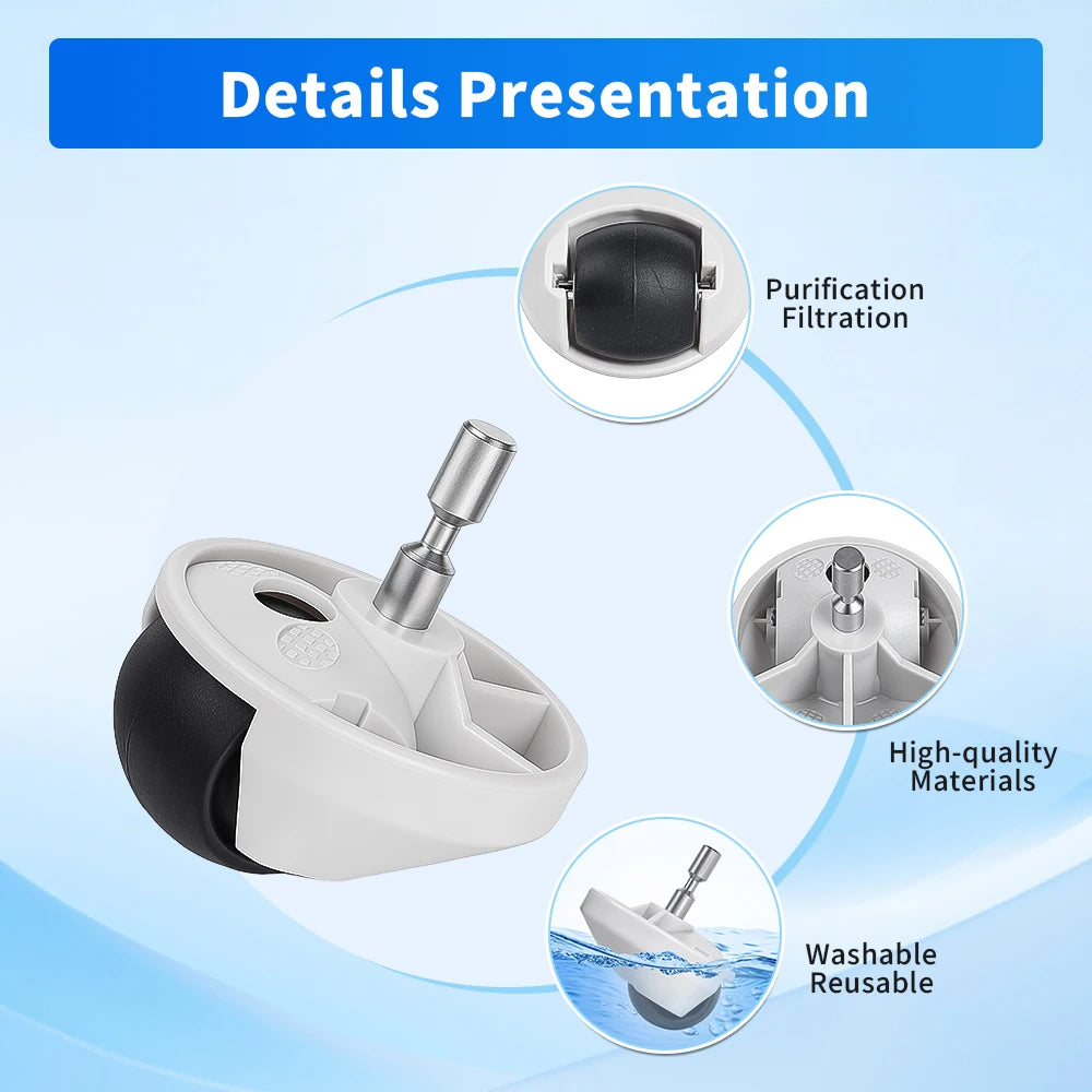 Casters Front Wheel for Xiaomi 1S 1C For Roborock S5 S50 S6 