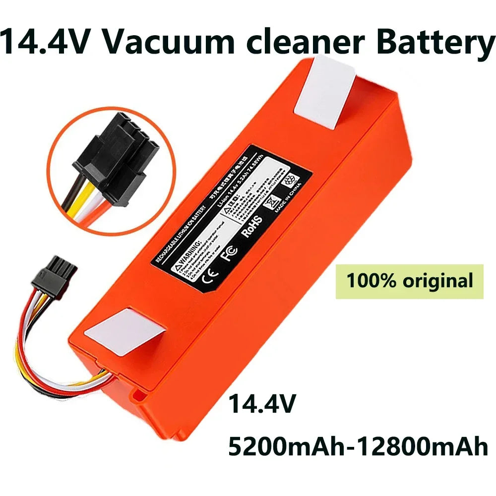 New100% 14.4V 12800mAh Robotic Vacuum Cleaner Replacement Ba