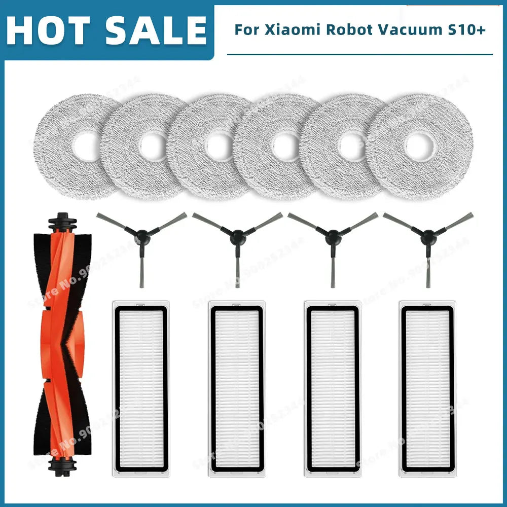Compatible For Xiaomi Robot Vacuum S20+ / S10 Plus / B108GL / B105 / B108CN B113CN Parts Accessories Filter Main Side Brush Mop