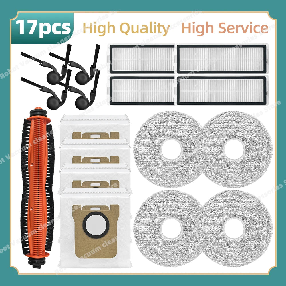 Fit For Xiaomi Robot Vacuum 5 / OV31GL Xiaomi Robot Vacuum 5 Pro / OV21GL Replacement Parts Main Side Brush Filter Mop Cloth