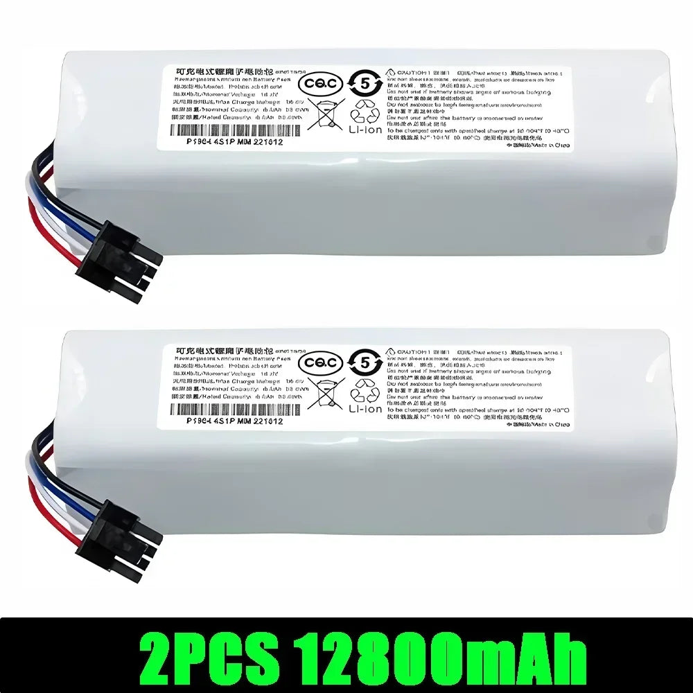 14.4V 12800mAh Replacement Battery 4S2P-MMBK P2150-4S2P-XWDLS For Xiaomi Mijia Vacuum Cleaner Dreame S10 D9 F9 L10Pro L10Plus