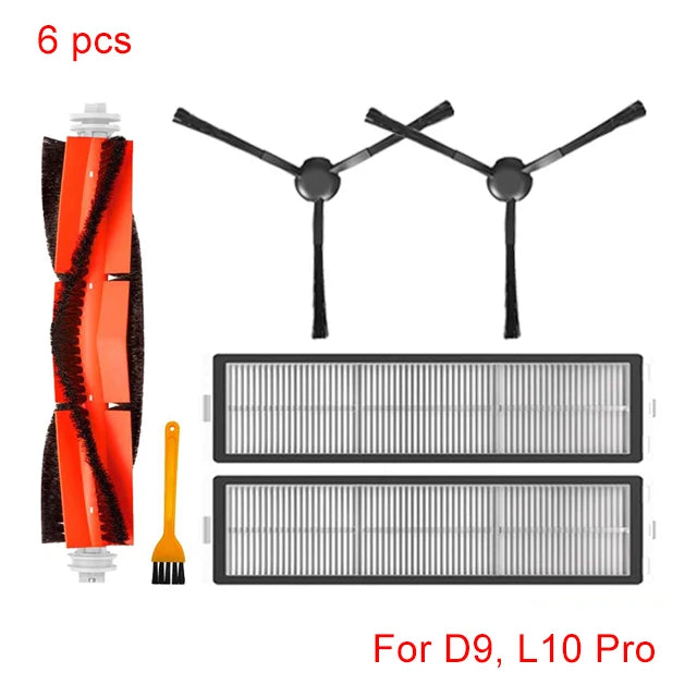For Xiaomi Dreame D9 Dreame Bot L10 Pro Trouver Robot LDS Vacuum Finder Spare Parts Accessories Main Side Brush Mop Hepa Filter