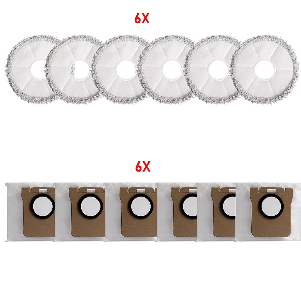 Dust Bag Mop Pads for Xiaomi X20 Plus /X20 Max /X10+ Mijia M30S/M40 For Dreame L10 Ultra /L20 Ultra /L30 Ultra Dust Bag Parts