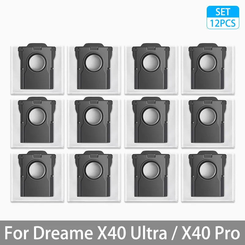 Dreame X40 Ultra / X40 Pro Accessories Rubber Main Side Brush Mop Cloth Dust Bag HEPA Filter Robot Vacuum Replacement Parts