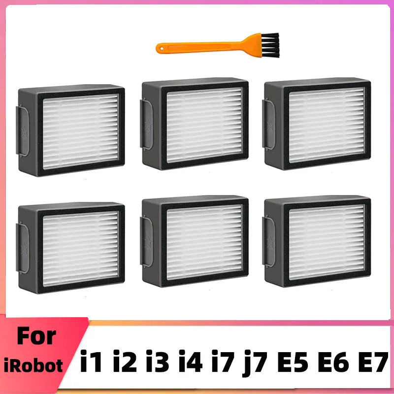 Hepa Filter For iRobot Roomba I&E Series i7 i7+/plus i3 i3+ i4 i6 i6+ i8 i8+ E5 E6 E7 J7 Robot Vacuum Cleaner Replacement Parts