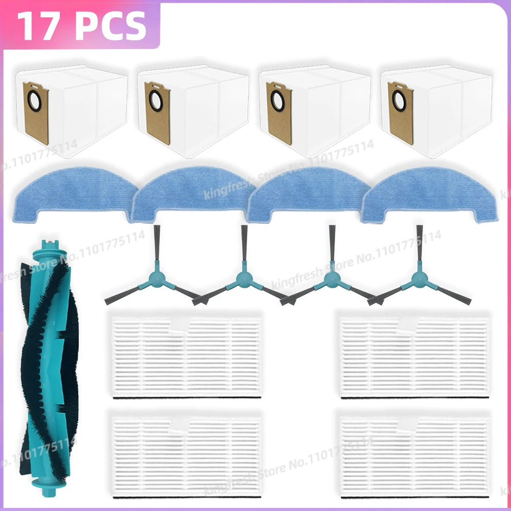 Compatible For Cecotec Conga 7690 Immortal Max / Conga Y80 Vacuum Parts Main Roller Side Brush HEPA Filter Mop Cloth Dust Bag