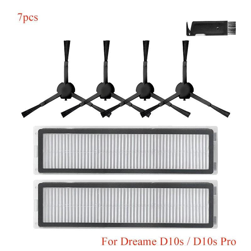 For Dreame Bot D10s / D10s Pro Robot Vacuum Cleaner Roller Main Side Brush Hepa Filter Mop Pad Spare Parts Accessories