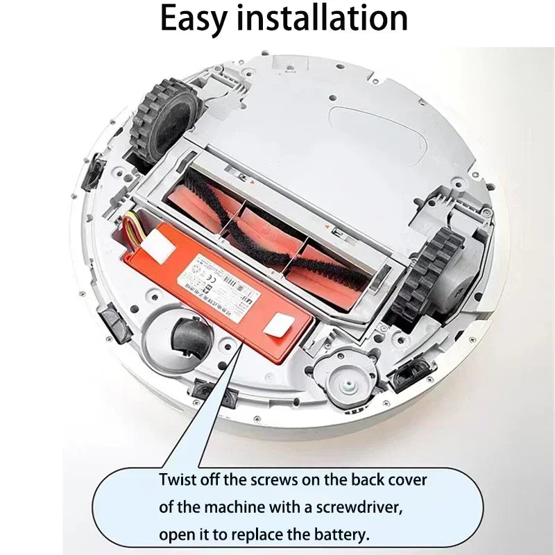 14.4V BRR-2P4S-5200S Robotic Vacuum Cleaner Battery For Xiao
