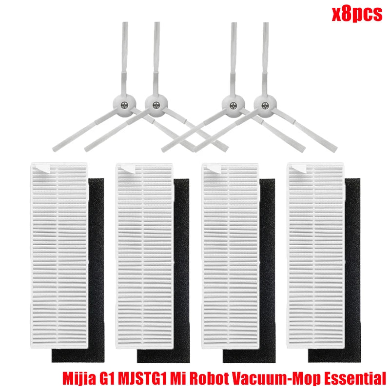 For Xiaomi Mijia G1 MJSTG1 Mi Robot Vacuum Mop Essential Vacuum Cleaner Side / Main Brush Cover Hepa Filter Mop Cloth Parts