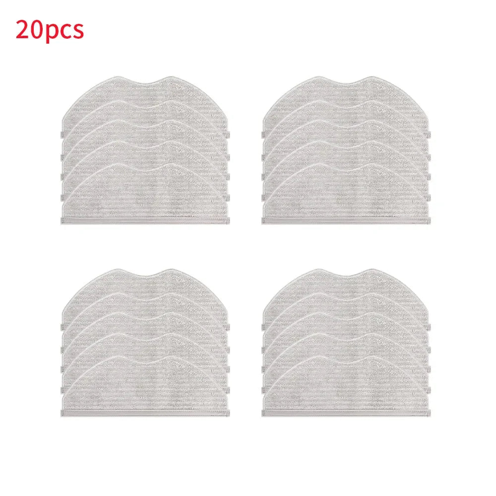 For Xiaomi S40 / OV81 Robotic Vacuum Parts Mopping Pad Mop Cloth HEPA Filter Primary Edge Brush Replacement Consumables Kit