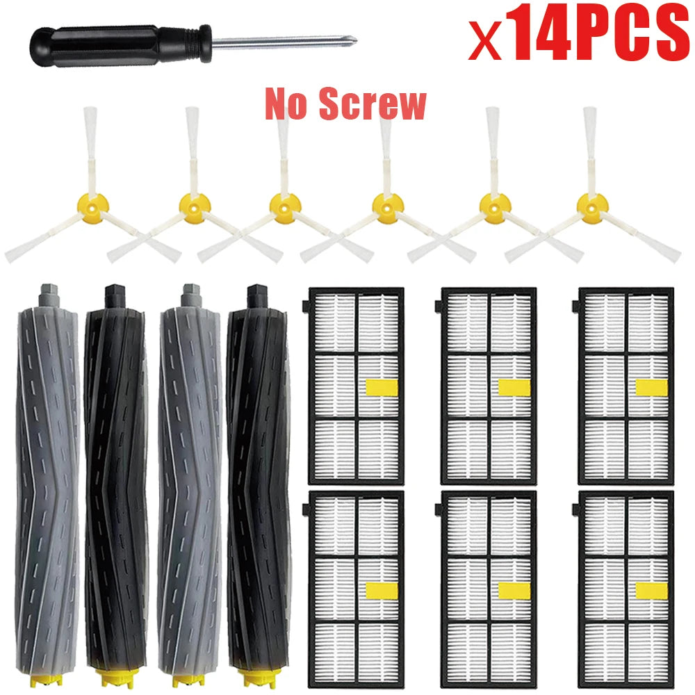 Spare Parts For IRobot Roomba 800 900 Series 860 870 880 890 966 980 Etc. Vacuum Main Side Brush HEPA Filter Wheel Replacement