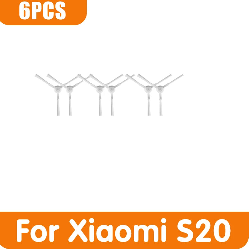 For Xiaomi Vacuum cleaner S20 / D106 E12 E10 B112 Accessories Replacement Main Side Brush Mop Cloth Filter Part