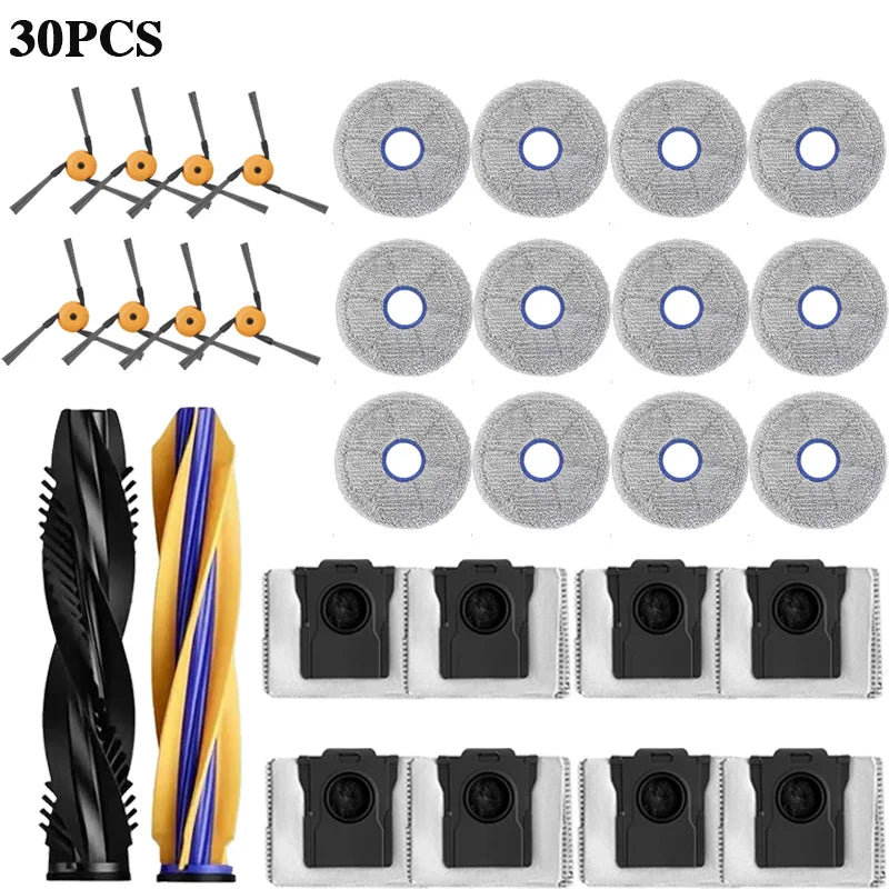 Dreame X60 Max Ultra Complete / X60 Ultra Robot Vacuum Cleaner Accessories Main Roller Side Brush Hepa Filter Mop Dust Bag Parts